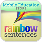 Rainbow Sentences grammar app